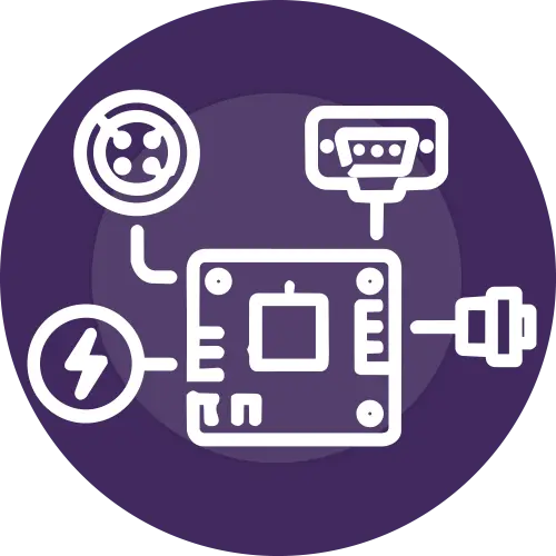 客製化載板設計與任務專用 I/O 整合圖示