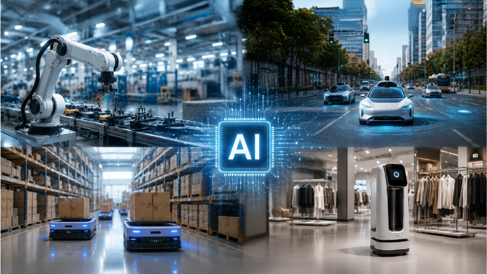邊緣 AI 在製造、交通、零售與無人化場域的應用